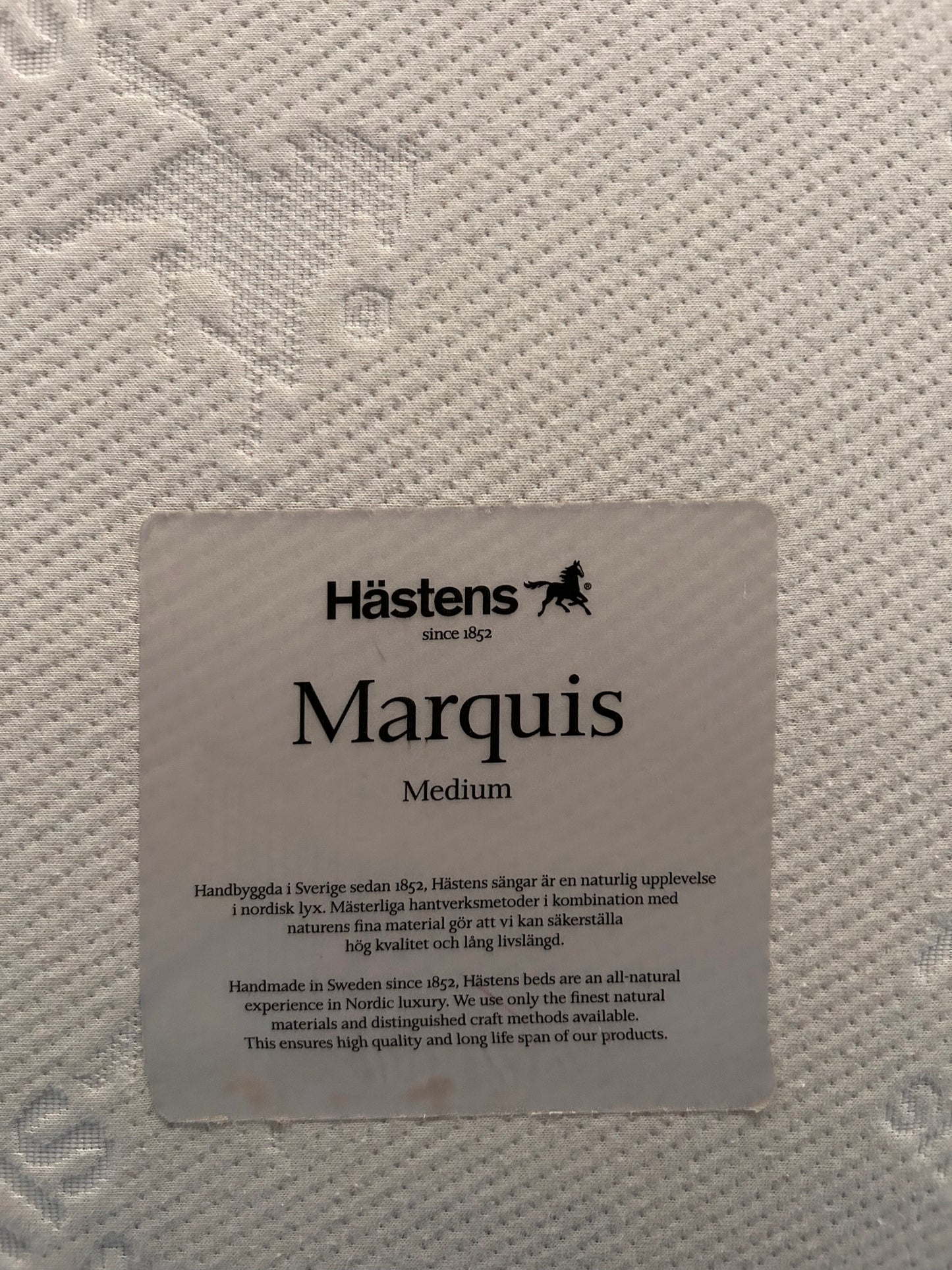 Hästens Marquis Boxspring | 160x210 | Medium - Firm | Outlet!