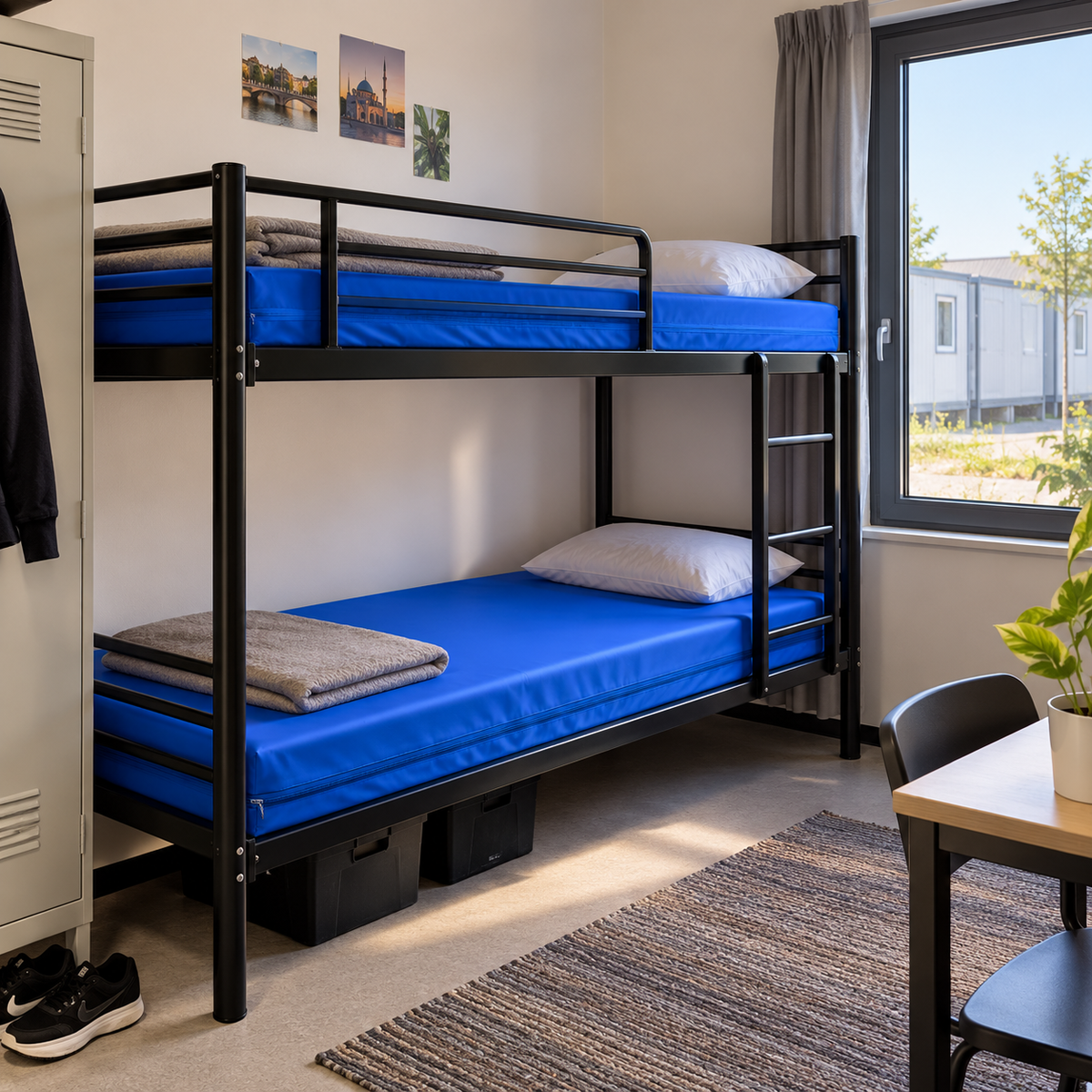 Brandvertragende matras met incontinentiehoes – 16 cm