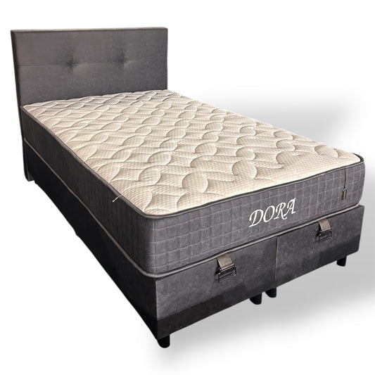 Dora opbergboxspring | 5-comfortzones | Eenpersoons | Outlet!
