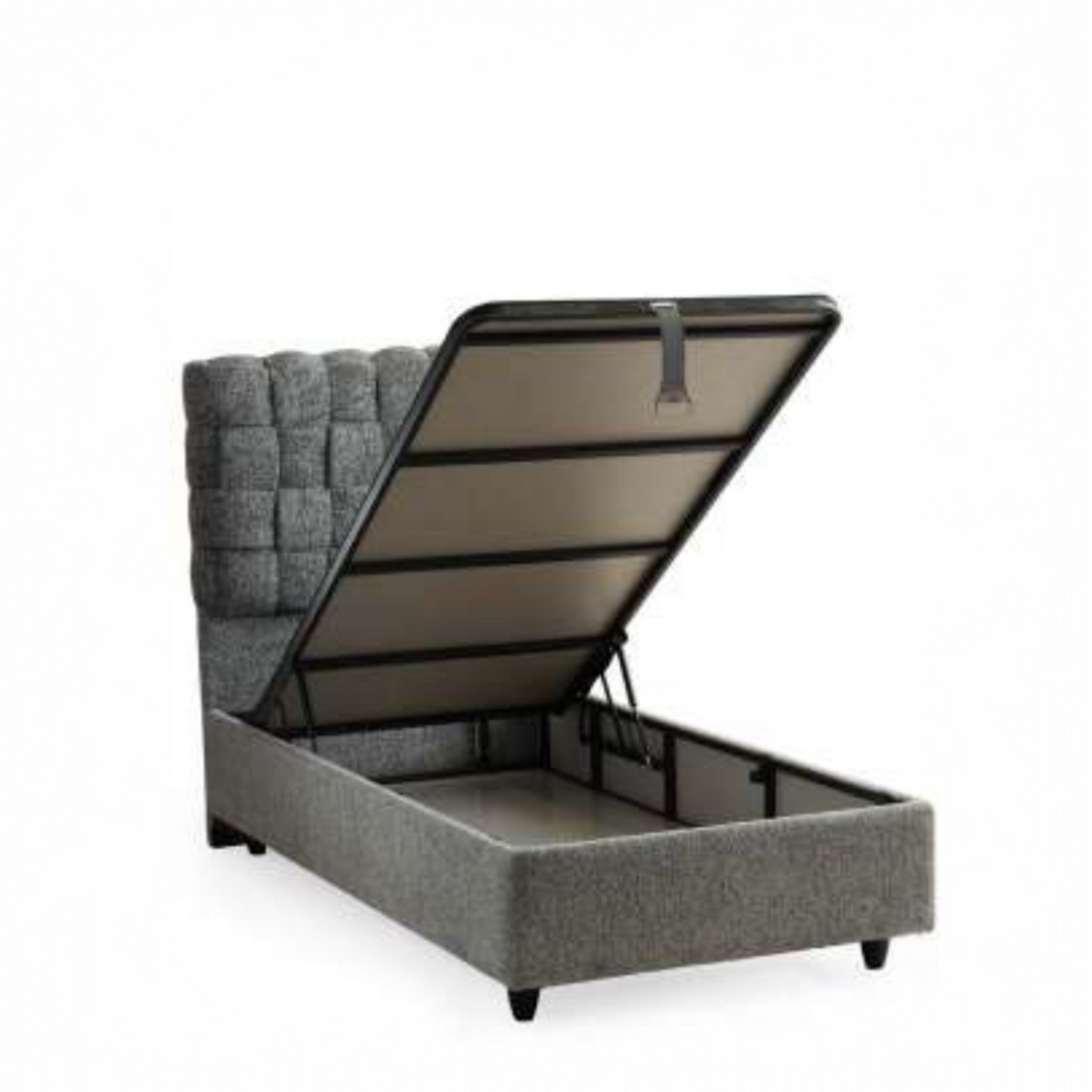 Boxspring Hasir incl. Emma Matras – Comfort en Opbergruimte in Één