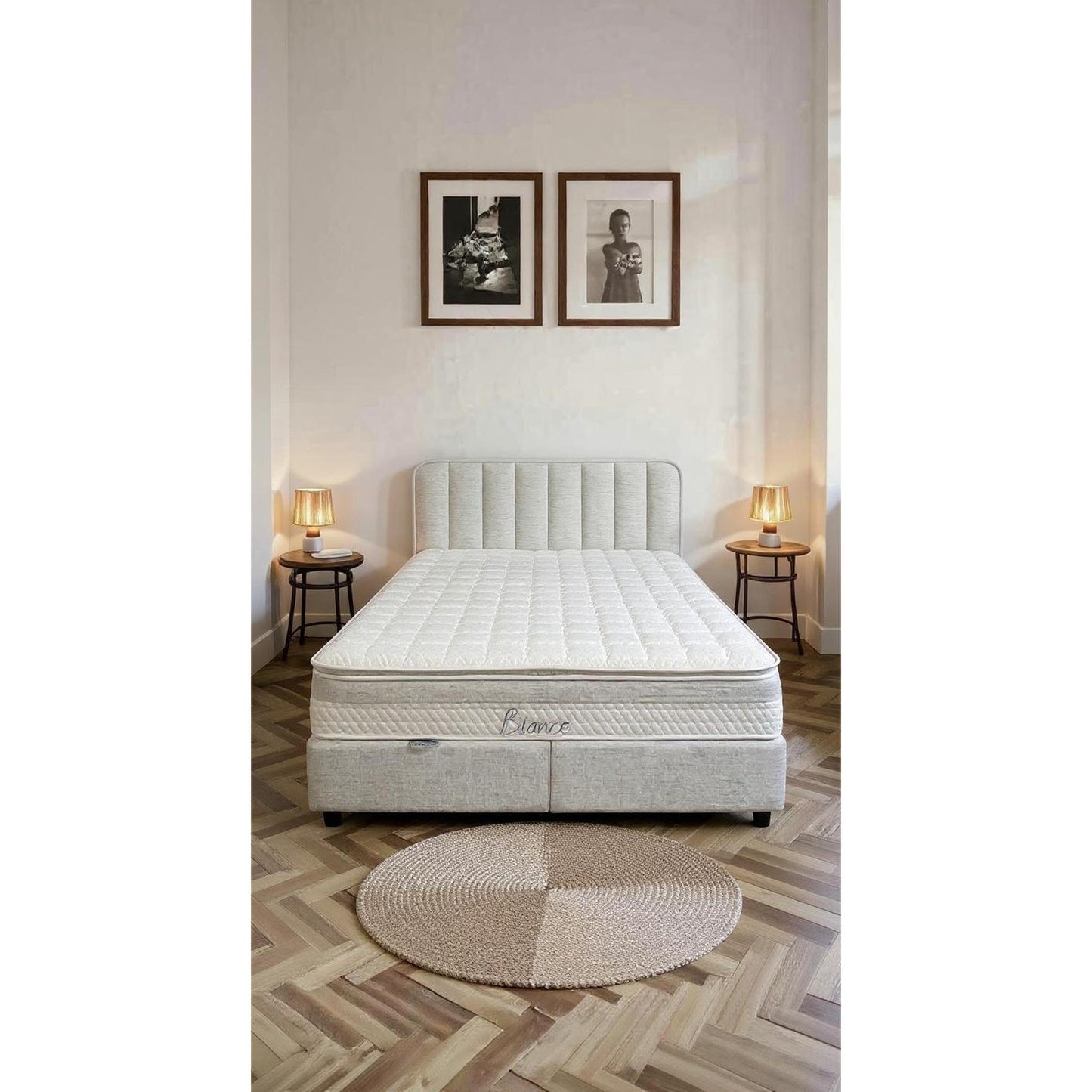 Bianco Opbergboxspring 5-zones | Nowa Design