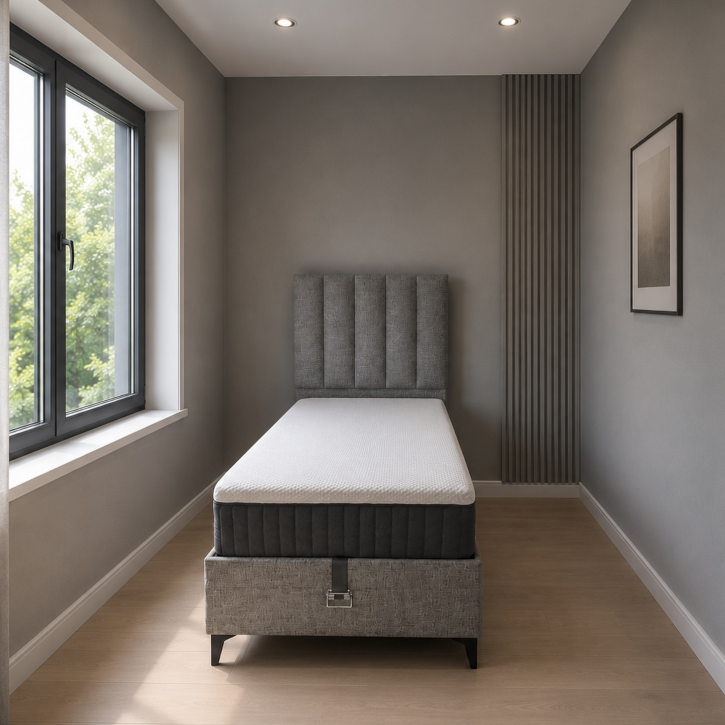 NOWA Amber 020 - Eenpersoons boxspring met opbergruimte!
