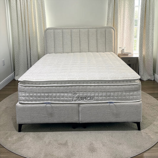 Bianco Opbergboxspring 5-zones | Nowa Design