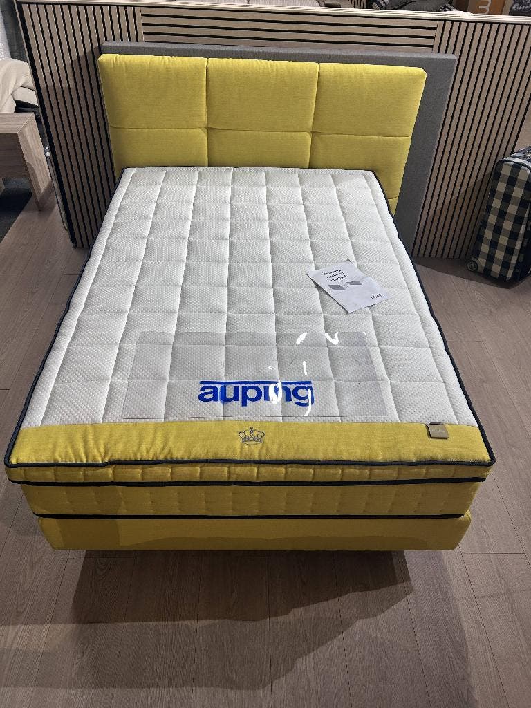 Luxe Auping Kiruna Boxspring 140x200 'Firm' Inclusief Topper