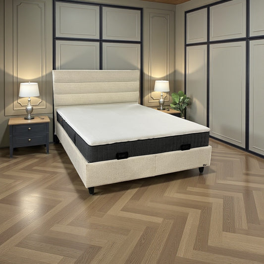 Thermo regulate opbergboxspring inclusief emma matras SALE!