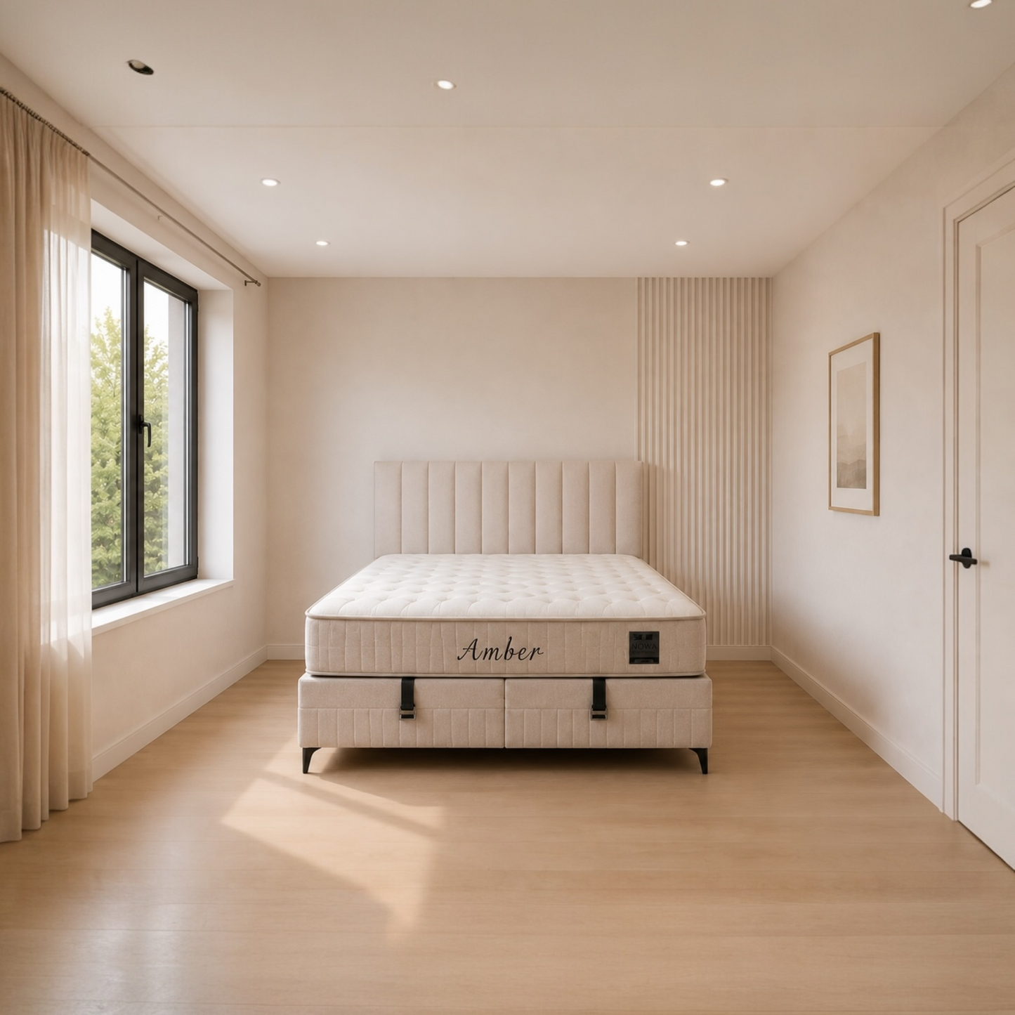 NOWA Amber 020 - Tweepersoons boxspring met slimme opbergruimte!