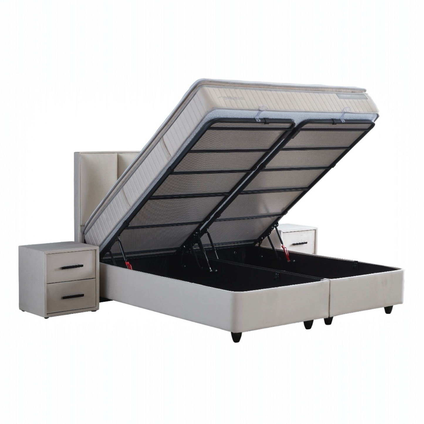 Birdy opbergboxspring 1persoons