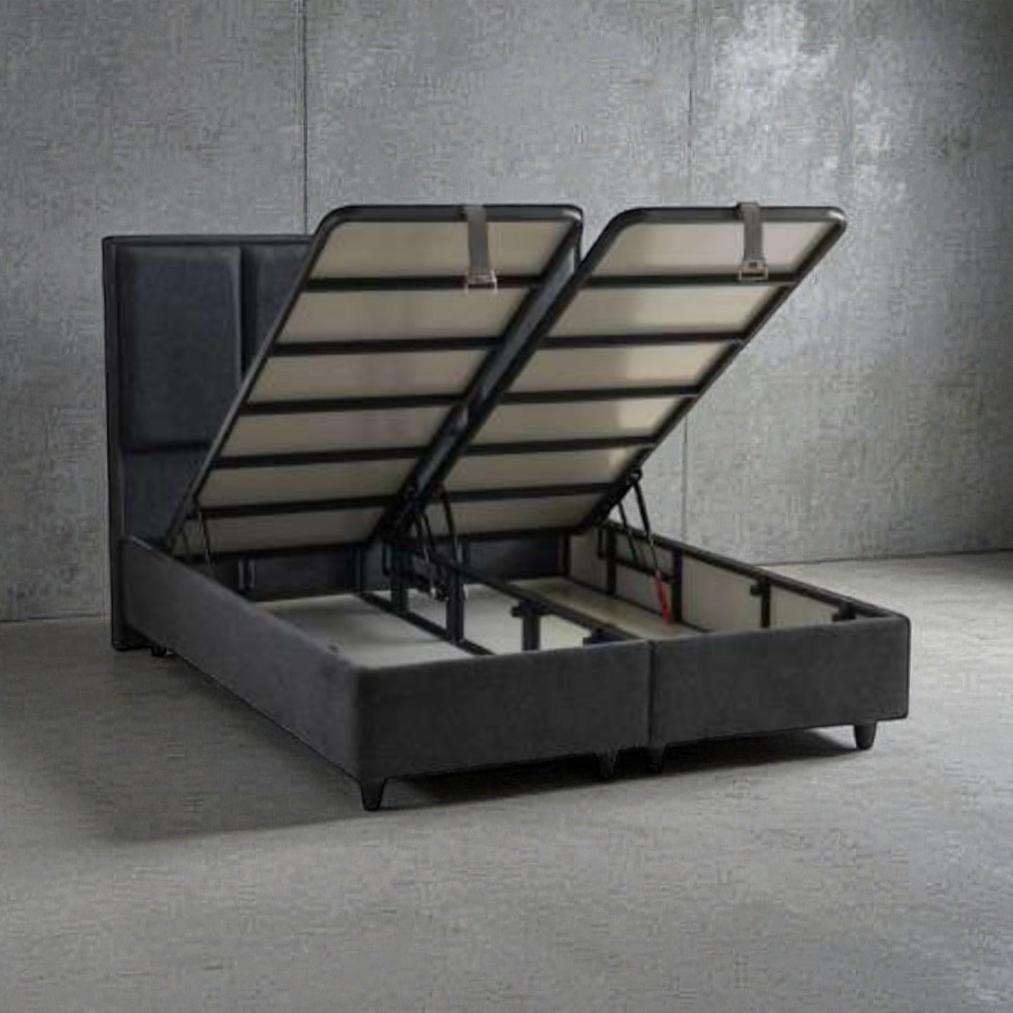 Boxspring Alpes met Emma Original Matras – Luxe, Comfort én Mega Opbergruimte