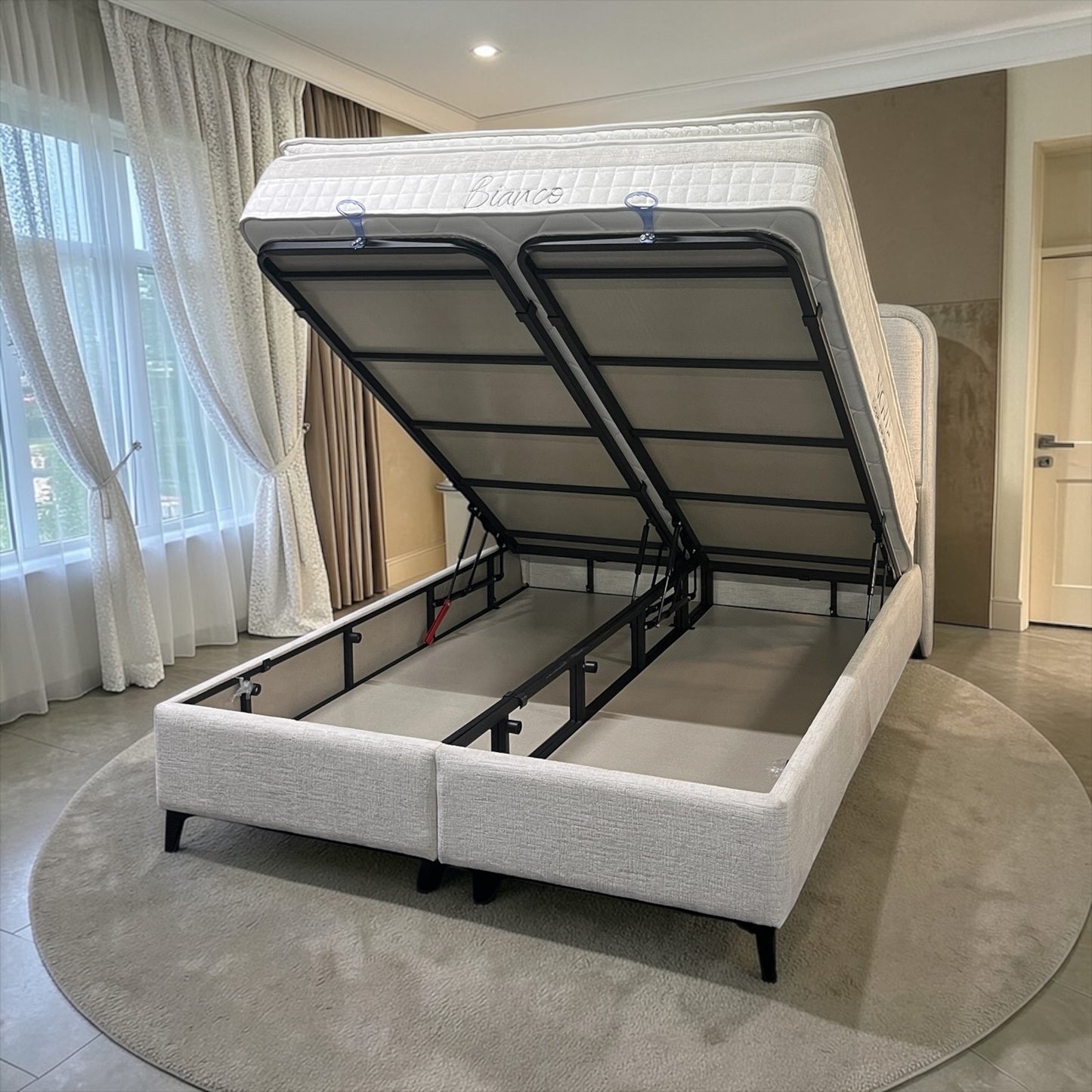 Bianco Opbergboxspring 5-zones | Nowa Design