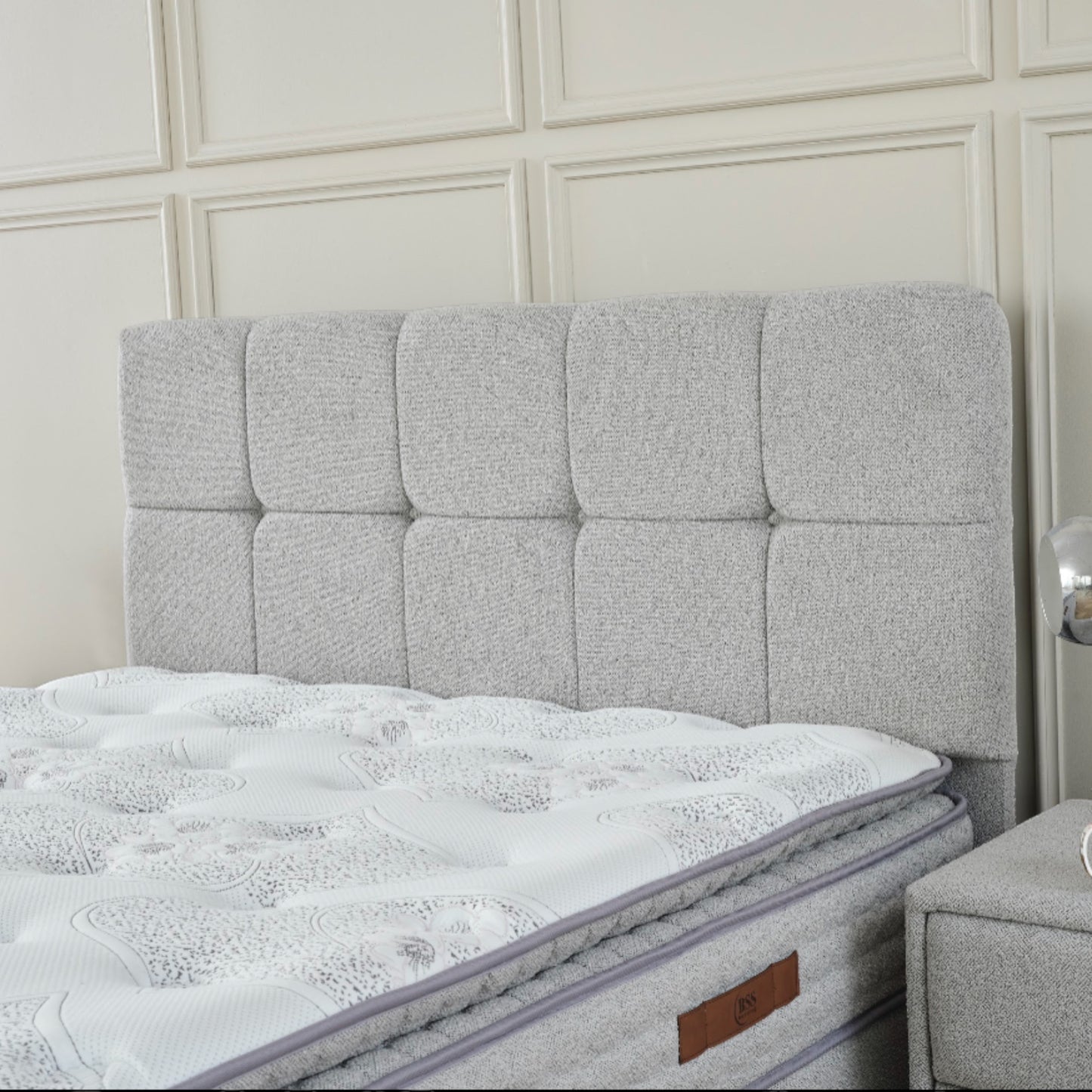 Begonya Opbergboxspring incl emma matras Grijs sale!