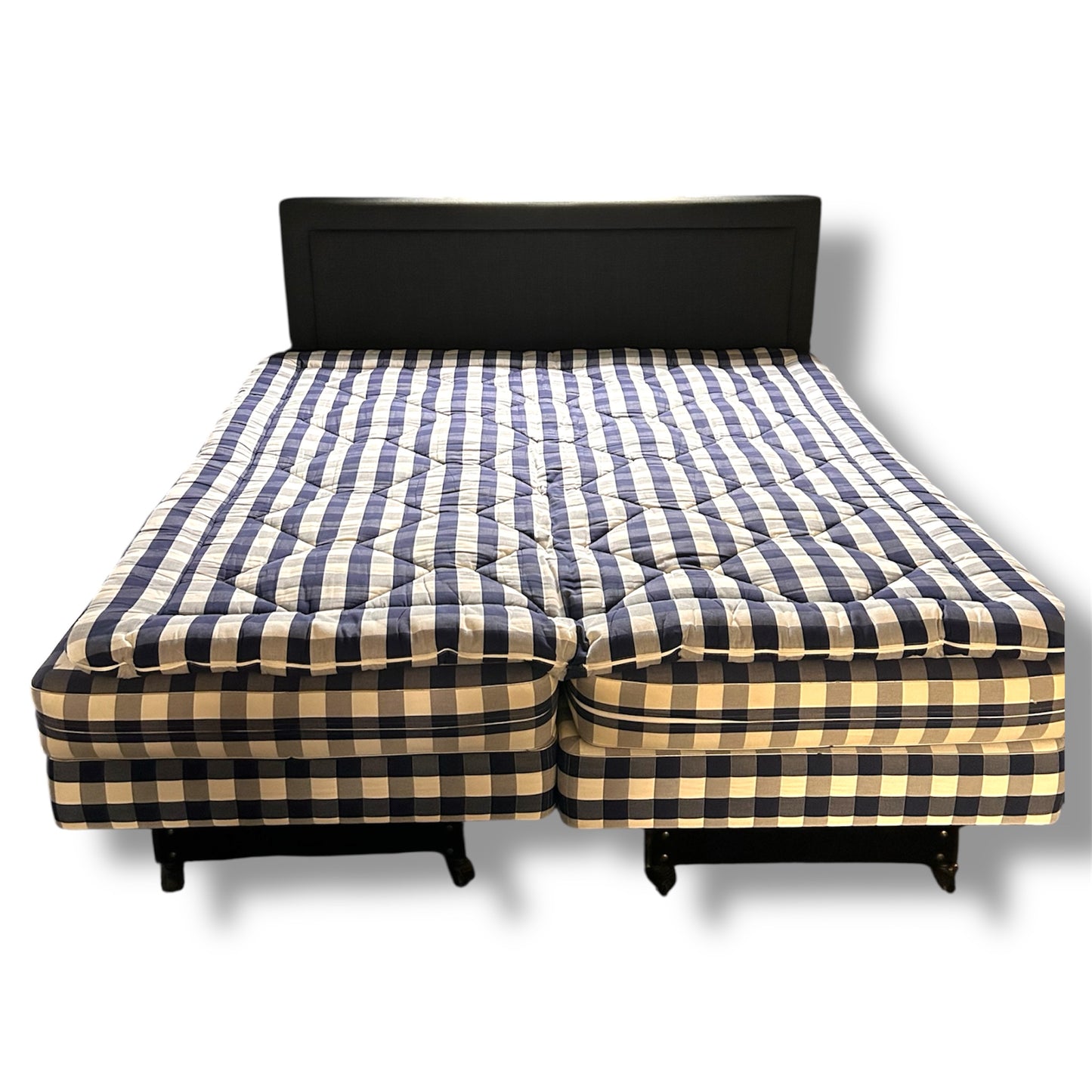 Hästens Adjustable Inclusief BJX Topper | 210x210 | Blue Check | Sale!