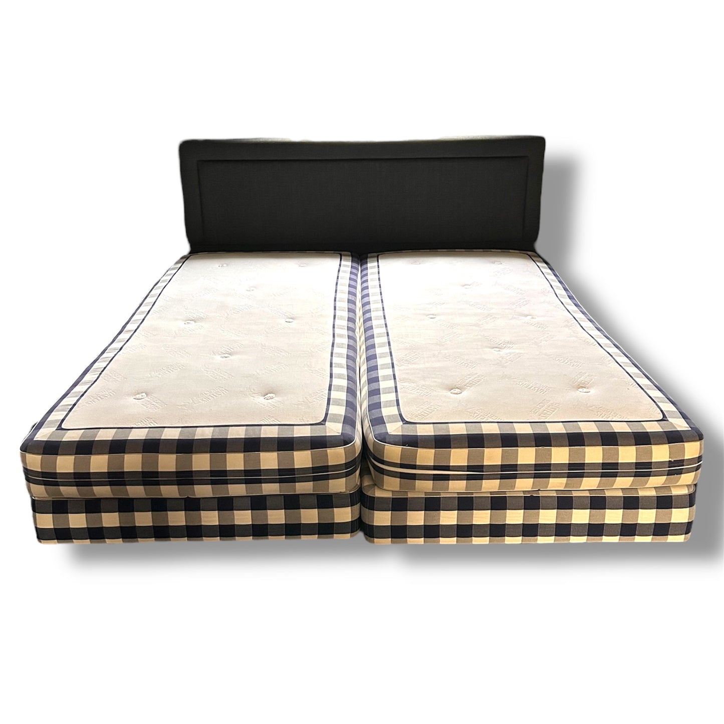 Hästens Adjustable Inclusief BJX Topper | 210x210 | Blue Check | Sale!