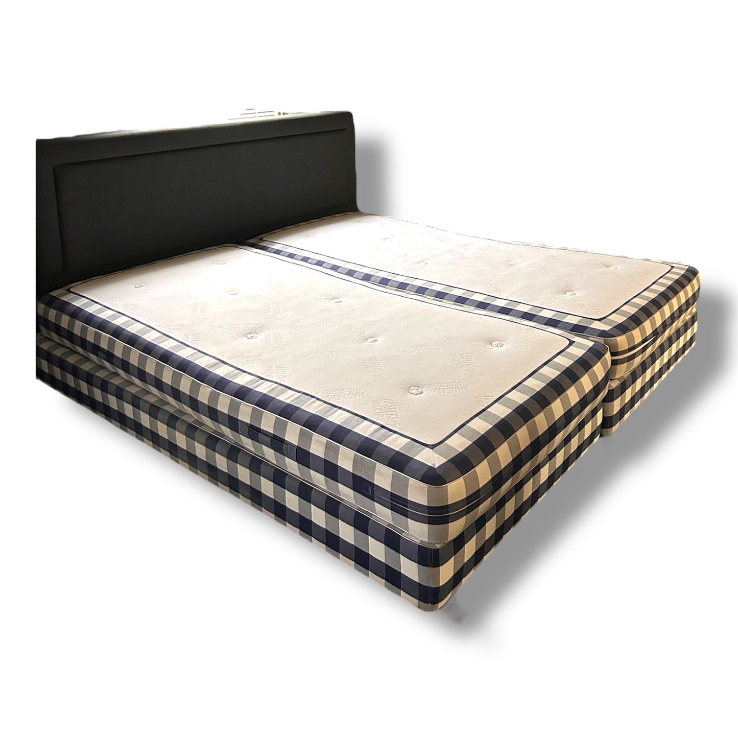 Hästens Adjustable Inclusief BJX Topper | 210x210 | Blue Check | Sale!