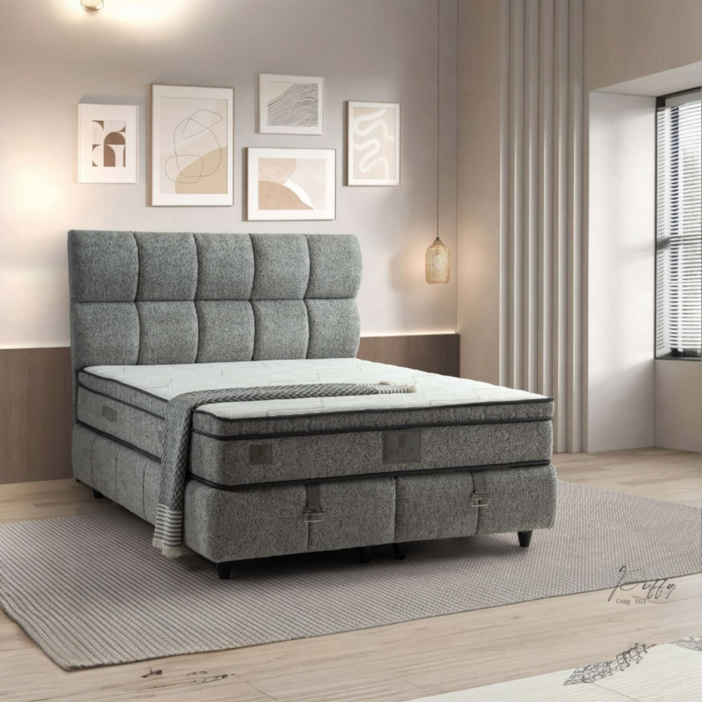 Boxspring Puffy met Emma Matras – Nu Slechts €799,-