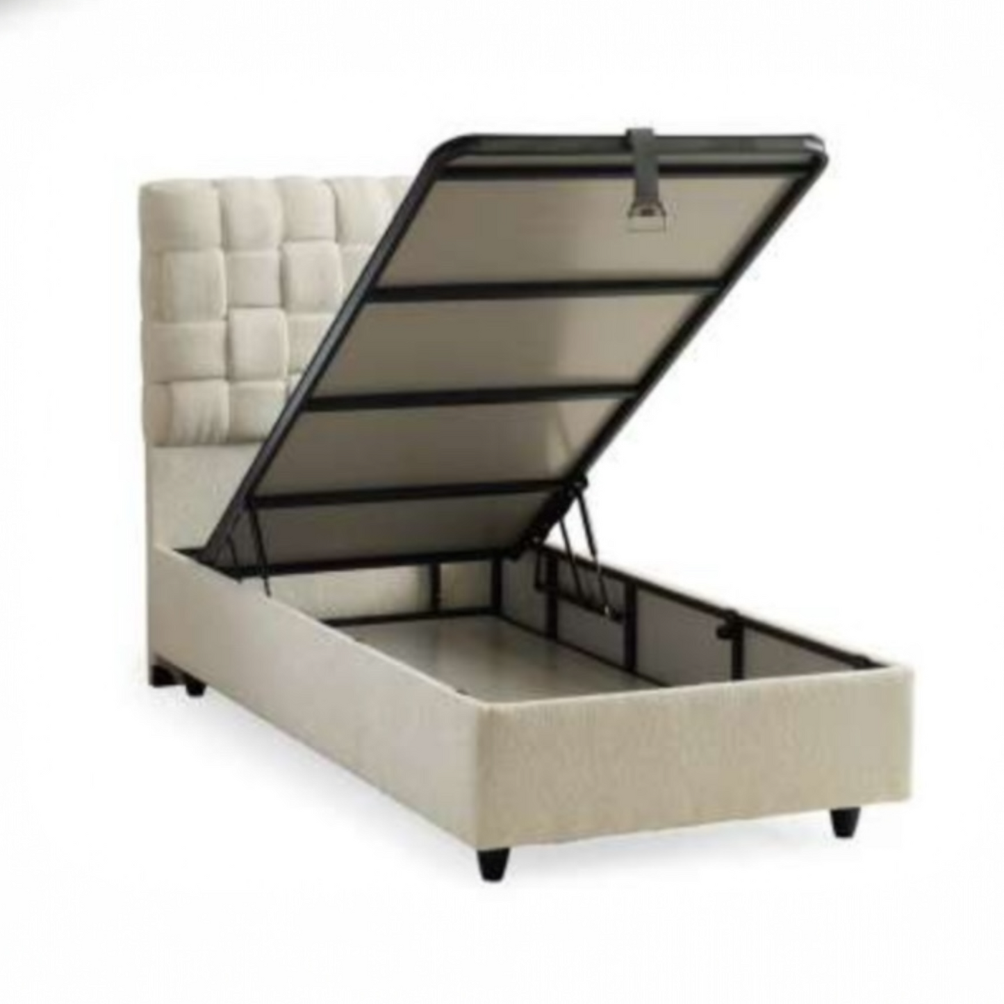 Boxspring Hasir incl. Emma Matras – Comfort en Opbergruimte in Één