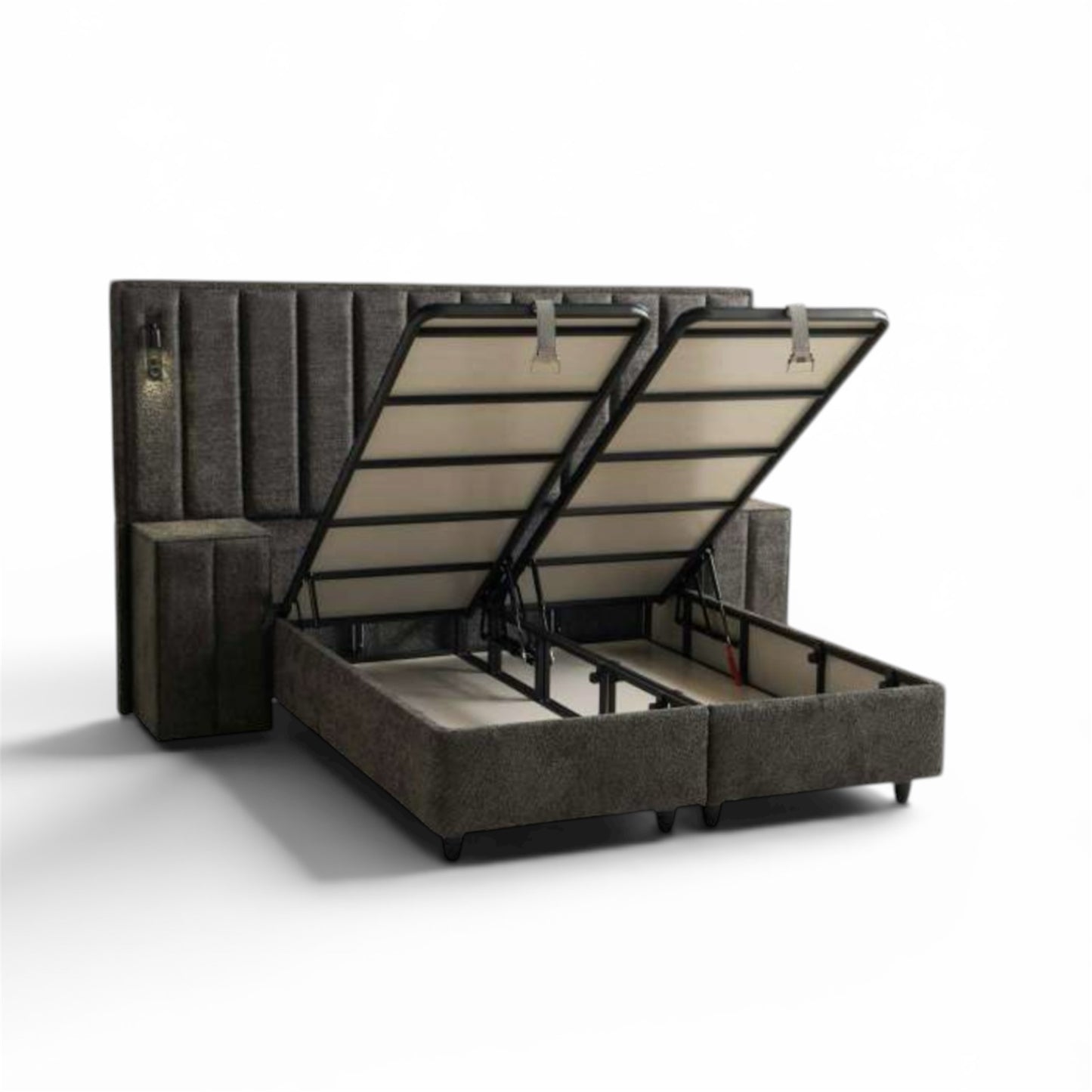 Boxspring Pella – Luxe, Comfort én Slimme Opbergruimte INCL EMMA MATRAS