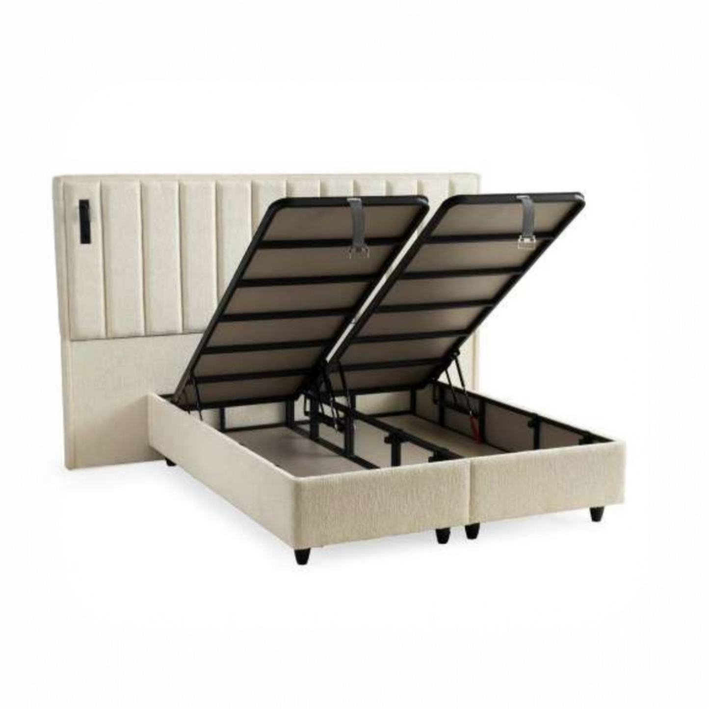 Boxspring Pella – Luxe, Comfort én Slimme Opbergruimte INCL EMMA MATRAS