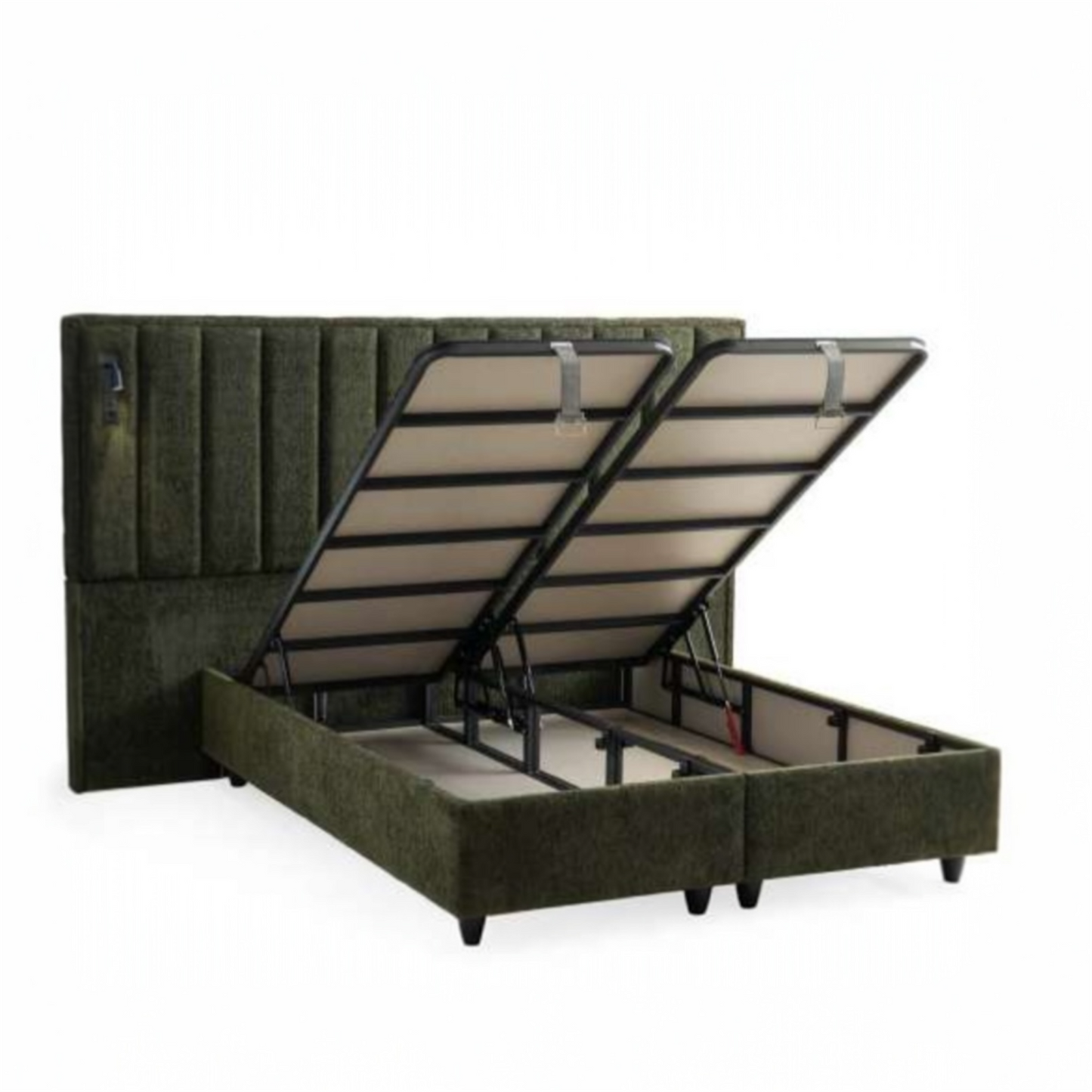Boxspring Pella – Luxe, Comfort én Slimme Opbergruimte INCL EMMA MATRAS