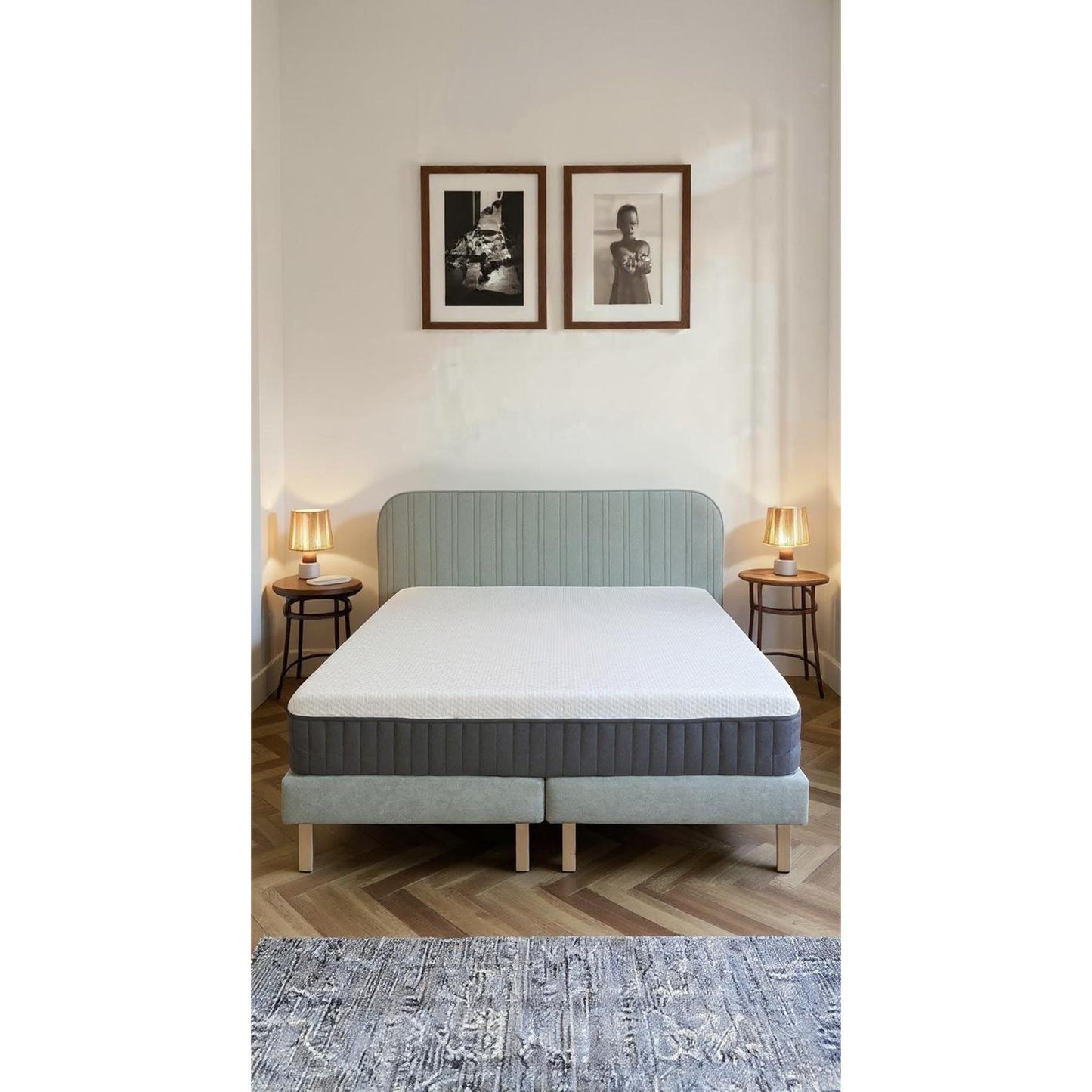 Emma Signature Boxspring Mint Groen | 180x200cm | OP=OP