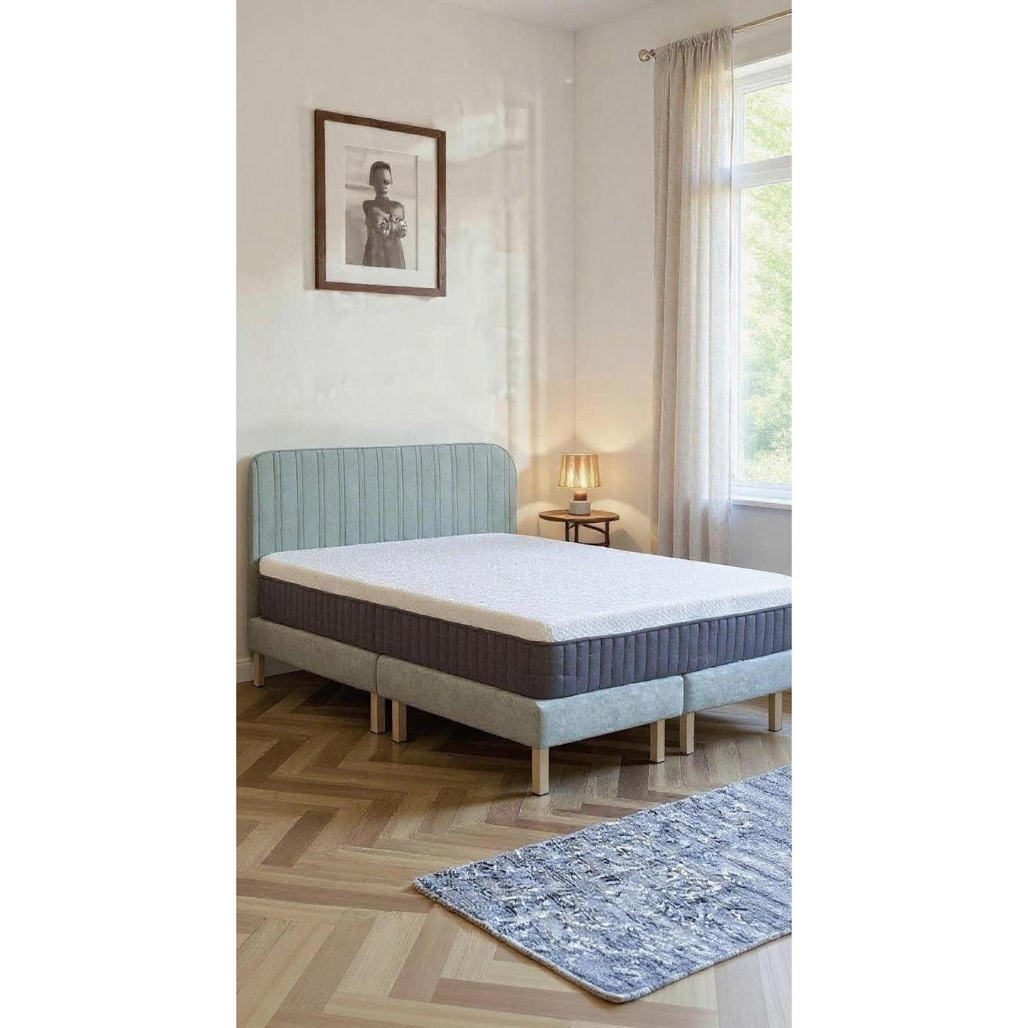 Emma Signature Boxspring Mint Groen | 180x200cm | OP=OP