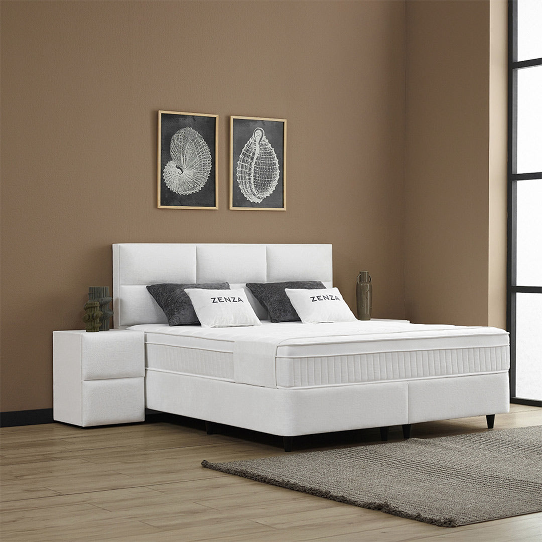 Opbergboxspring Zenza – Luxe Teddy Design, Comfort én Praktische Opbergruimte