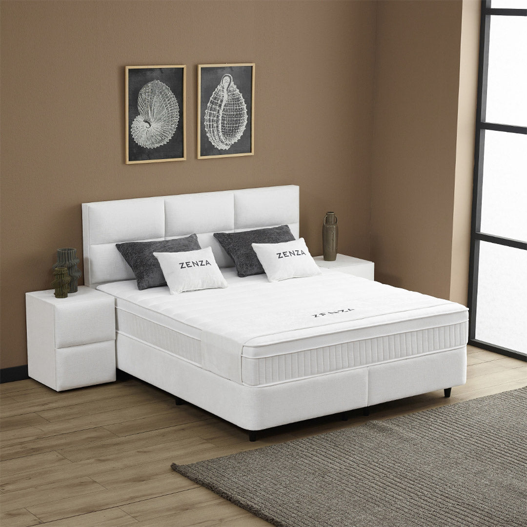 Opbergboxspring Zenza – Luxe Teddy Design, Comfort én Praktische Opbergruimte