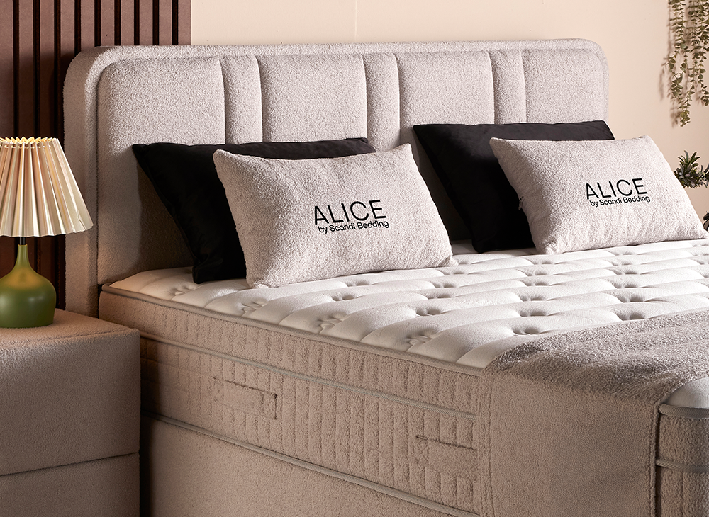 Opbergboxspring Alice – Luxe Teddy Design, Hoog Comfort én Royale Opbergruimte