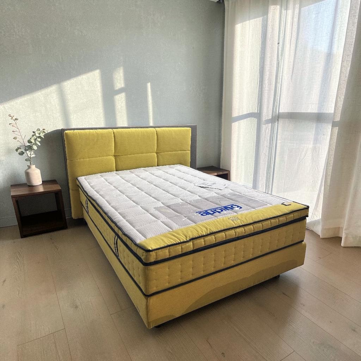 Luxe Auping Kiruna Boxspring 140x200 'Firm' Inclusief Topper