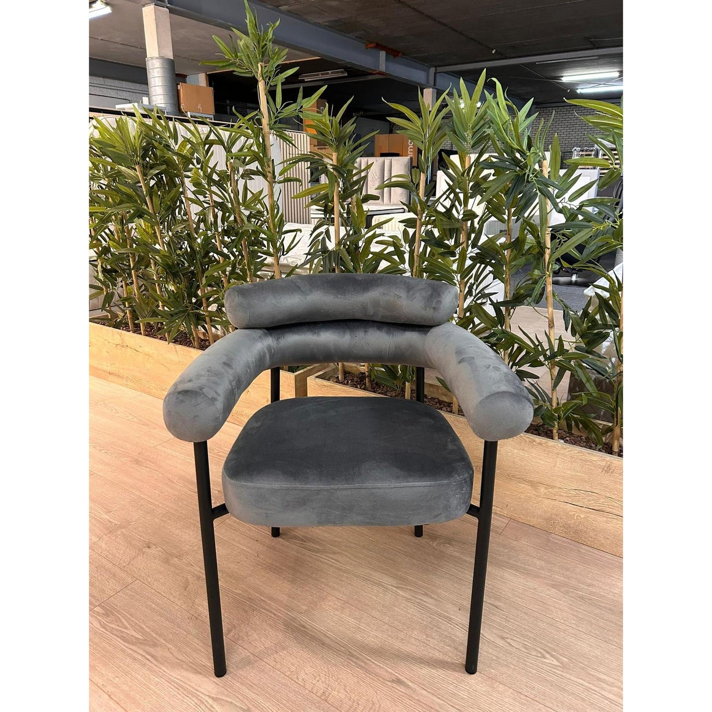 Eettafel stoel "Grey Velvet"| Op=Op | Goedkoop!