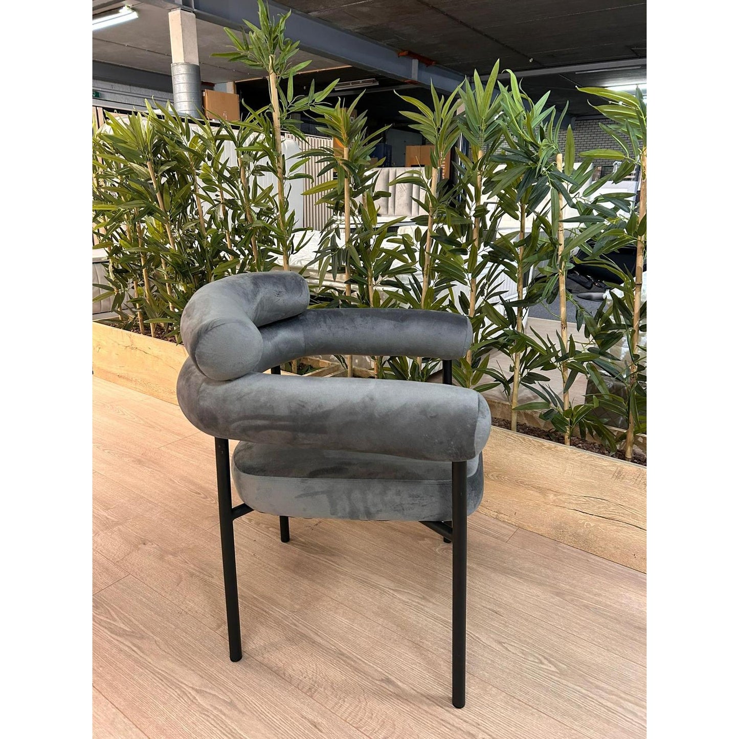 Eettafel stoel "Grey Velvet"| Op=Op | Goedkoop!